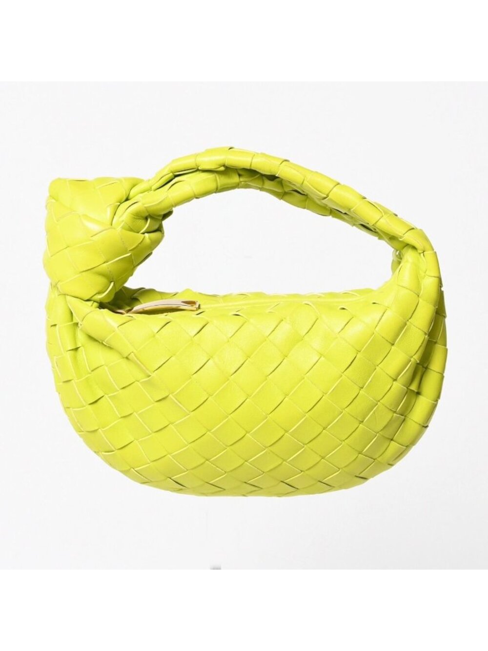 Bottega Veneta Mini Jodie Handbag Intrecciato Lime Green